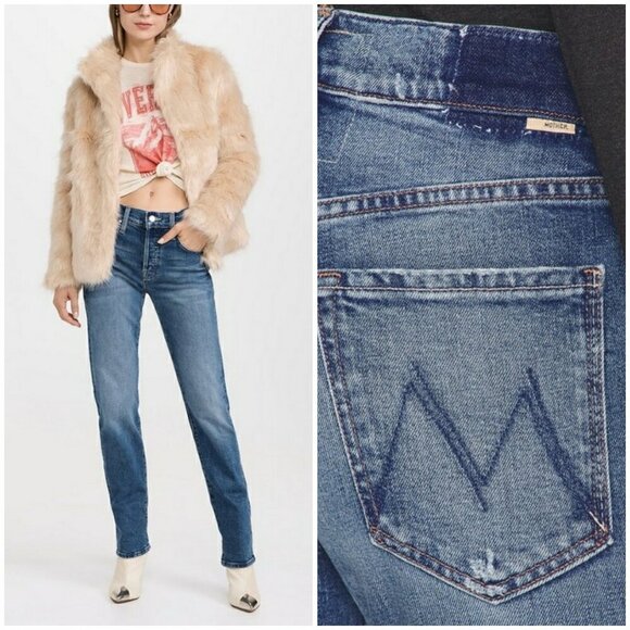 💕MOTHER SUPERIOR💕 The Hiker Skimp Jeans ~ Dream Team Button Fly 31 NWT - Picture 6 of 16